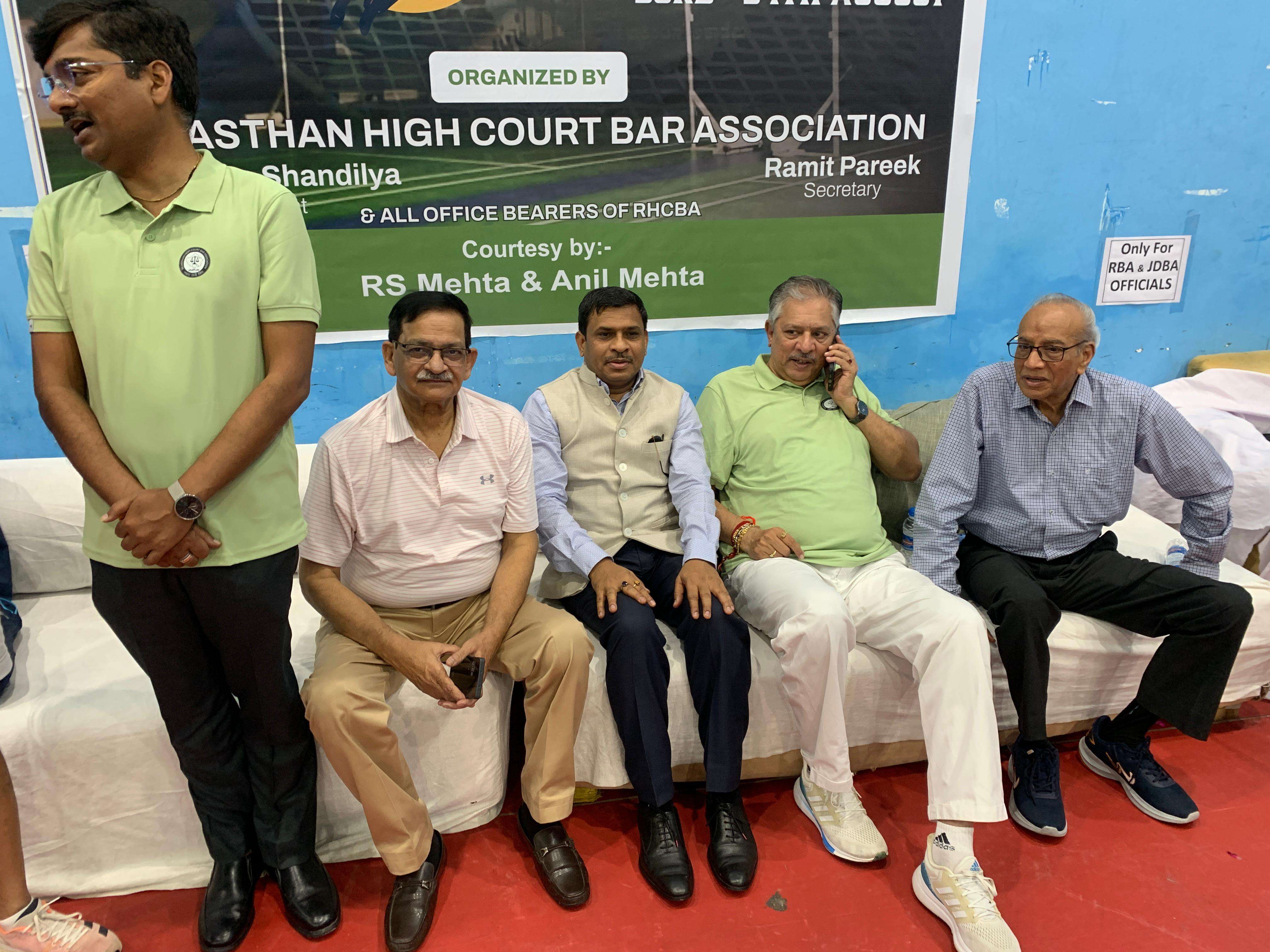sagarmal methasmemorial badminton tournament of judges and advocates