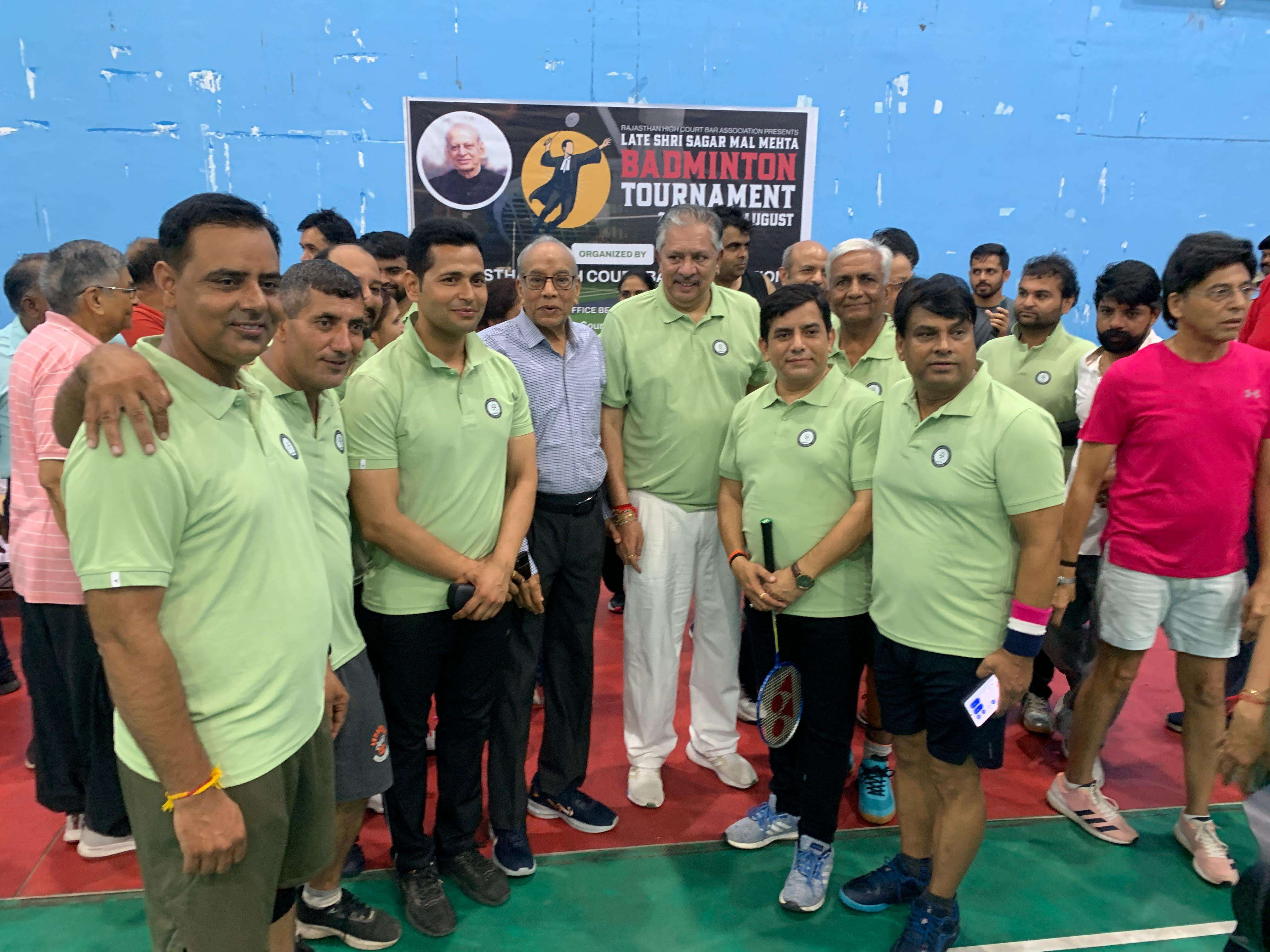 sagarmal methasmemorial badminton tournament of judges and advocates